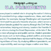 Paragraph on U.S. Presidents