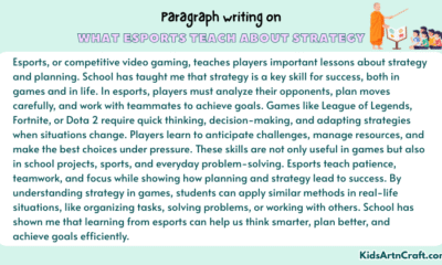 Paragraph on What Esports Teach About Strategy