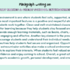 Paragraph on What Makes a Great School Environment