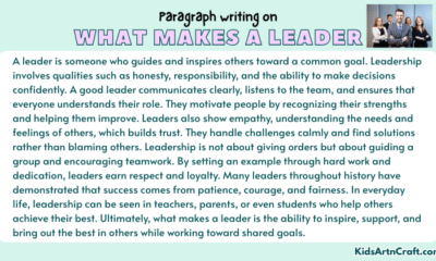 Paragraph on What Makes a Leader