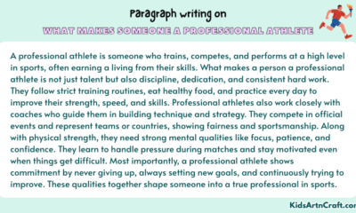 Paragraph on What Makes Someone A Professional Athlete