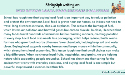 Paragraph on Why Buying Local Food Reduces Pollution
