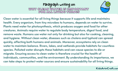 Paragraph on Why Clean Water Is Important for All Living Things