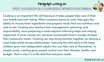 Paragraph on Why Cooking Is A Life Skill Everyone Needs
