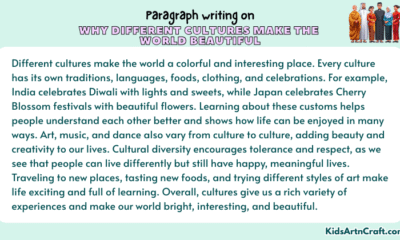 Paragraph on Why Different Cultures Make The World Beautiful
