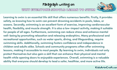 Paragraph on Why Everyone Should Learn to Swim