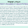 Paragraph on Why Family Matters