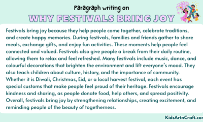Paragraph on Why Festivals Bring Joy