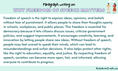Paragraph on Why Freedom Of Speech Matters