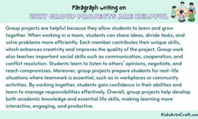 Paragraph on Why Group Projects Are Helpful