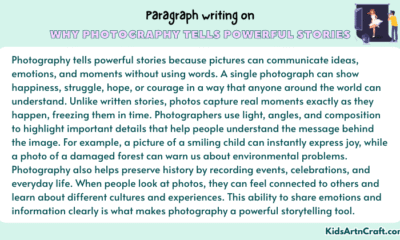Paragraph on Why Photography Tells Powerful Stories