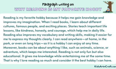 Paragraph on Why Reading is My Favorite Hobby