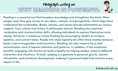 Paragraph on Why Reading is Powerful