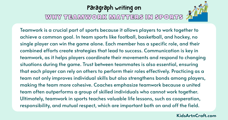 Expository Paragraph on Why Teamwork Matters in Sport (Explains with Facts)