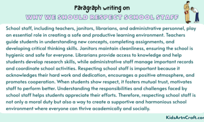 Paragraph on Why We Should Respect School Staff