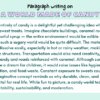Paragraph on A World Made of Candy