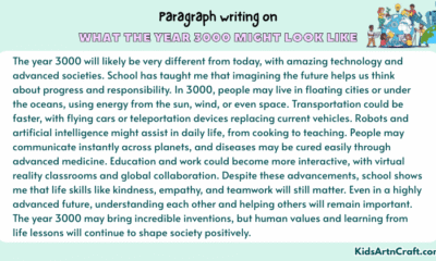 Paragraph on What The Year 3000 Might Look Like