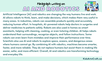 Paragraph on AI and Robotics