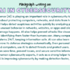 Paragraph on AI in Cybersecurity