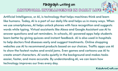 Paragraph on Artificial Intelligence in Daily Life