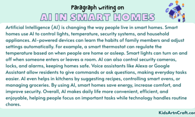 Paragraph on AI in Smart Homes