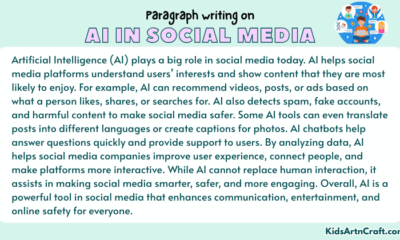 Paragraph on AI in Social Media