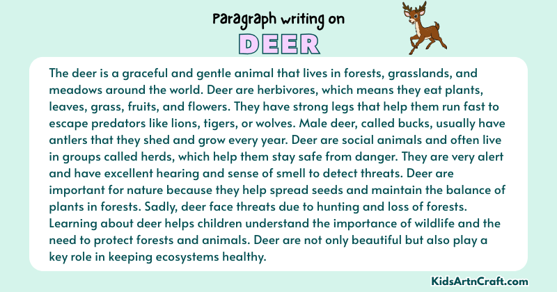 Paragraph on Deer