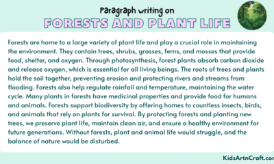 Paragraph on Forests and Plant Life