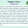 Paragraph on Frog
