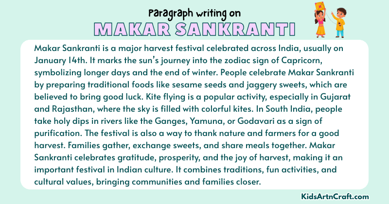 Paragraph on Makar Sankranti