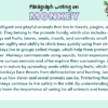 Paragraph on Monkey