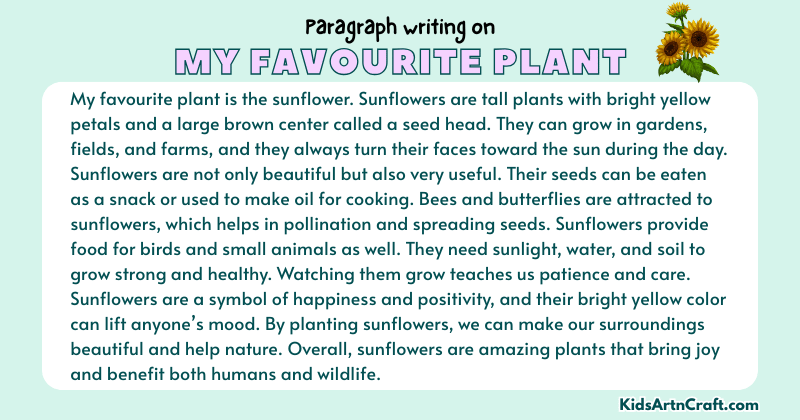 Paragraph on My Favourite Plant