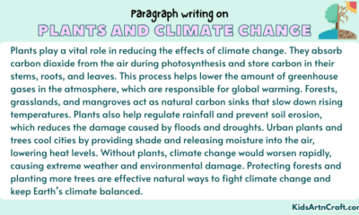 Paragraph on Plants and Climate Change
