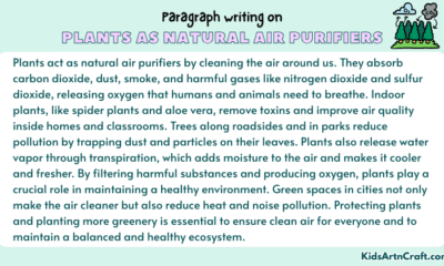 Paragraph on Plants as Natural Air Purifiers