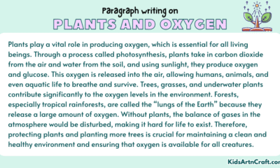 Paragraph on Plants and Oxygen