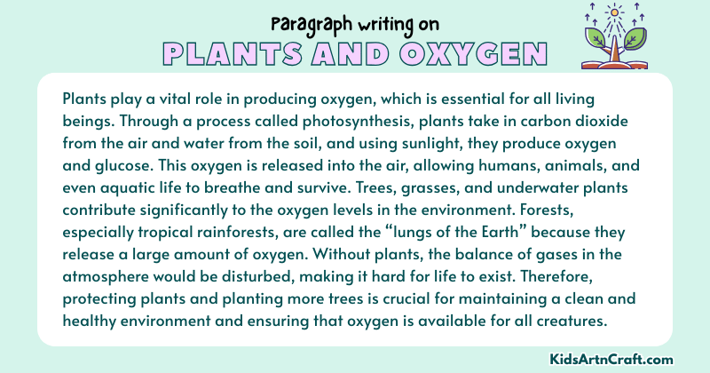 Paragraph on Plants and Oxygen