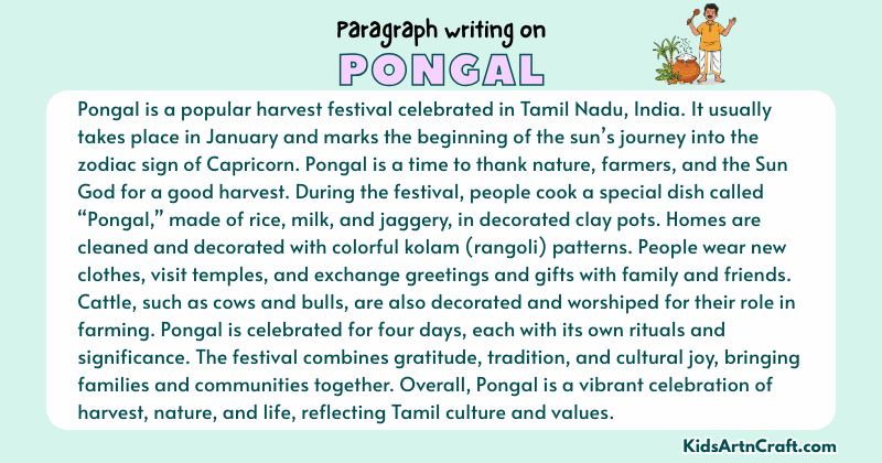Paragraph on Pongal