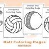 Ball Coloring Pages for Kids