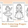 Doll Coloring Pages for Kids