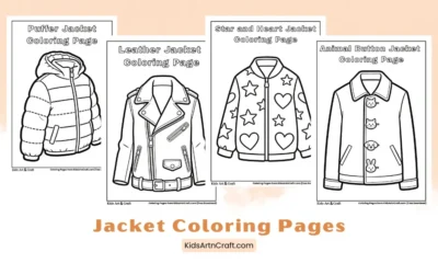 Jacket Coloring Pages for Kids