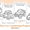 Toy Car Coloring Pages for Kids