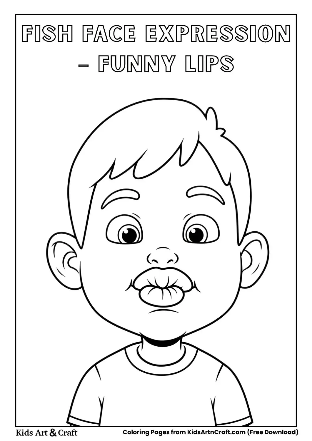 Fish Face Expression – Funny Lips
