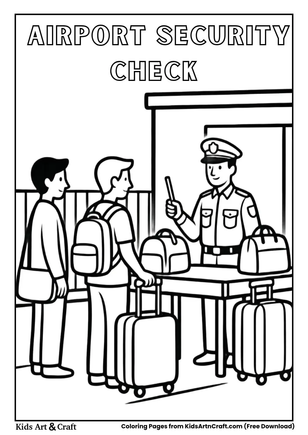 People placing bags on conveyor belt at airport security
