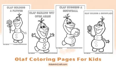 Olaf Coloring Pages for Kids