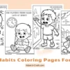 Bad Habits Coloring Pages For Kids