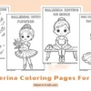 Best Printable Ballerina Coloring Pages for Kids