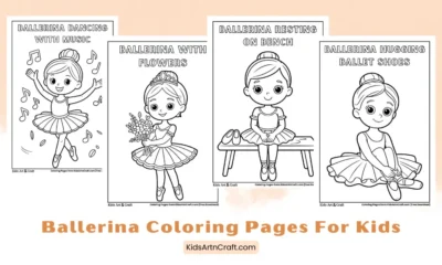 Best Printable Ballerina Coloring Pages for Kids