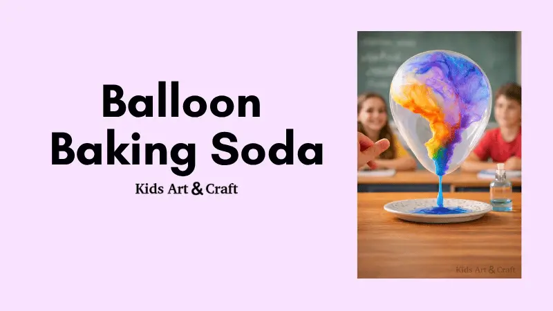 Magic Balloon Inflation Experiment with Baking Soda and Vinegar