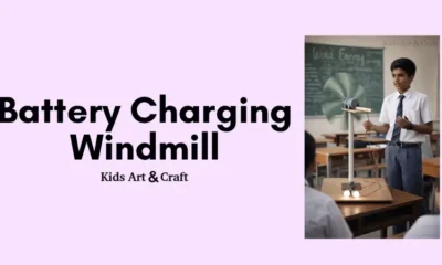 Wind Power Battery Charging STEM Project for Students