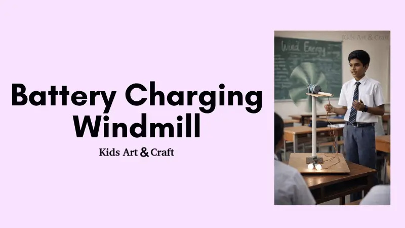 Wind Power Battery Charging STEM Project for Students